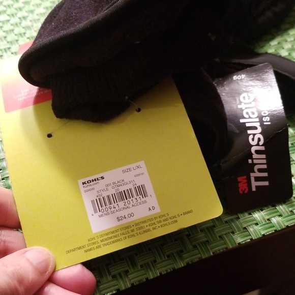 Men's Warm Tek Thinsulate Gloves. Brand new! - Picture 3 of 3
